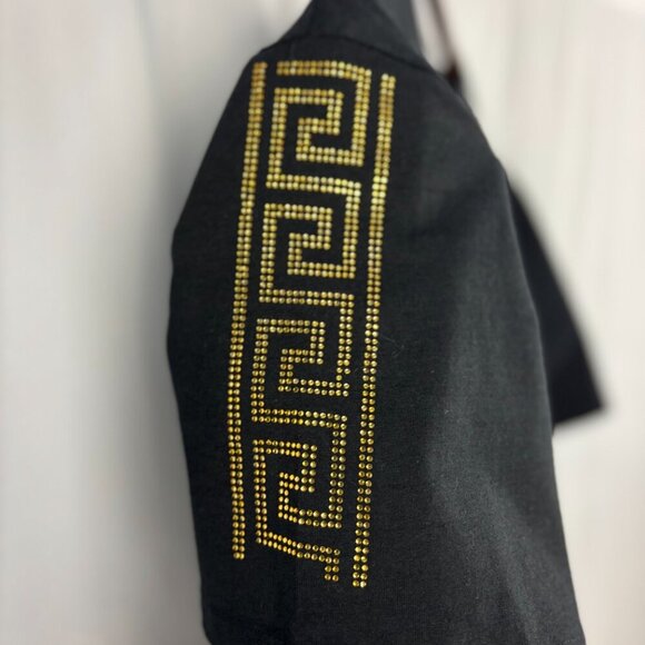 Casa Moda Couture Black Graphic T-Shirt - Picture 5 of 9